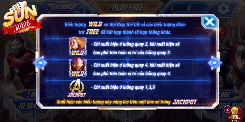 Avengers Sunwin - Sức Hút Từ Siêu Phẩm Quay Hũ Đẳng Cấp 2 Cơ hội nhận thưởng Jackpot với giá trị khổng lồ