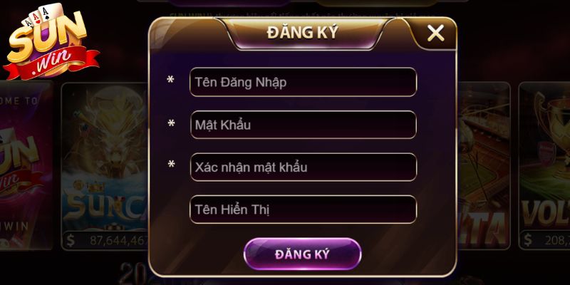 Đăng ký Sunwin nhanh gọn với ba bước đơn giản 