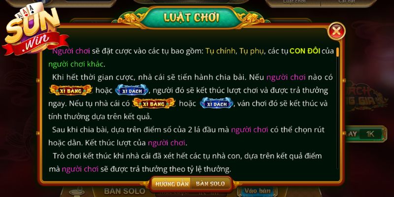 Xì Dách Hoàng Gia Sunwin - Trải Nghiệm Sảnh Bài Quý Tộc 2 Các lựa chọn hành động của xì dách hoàng gia Sunwin